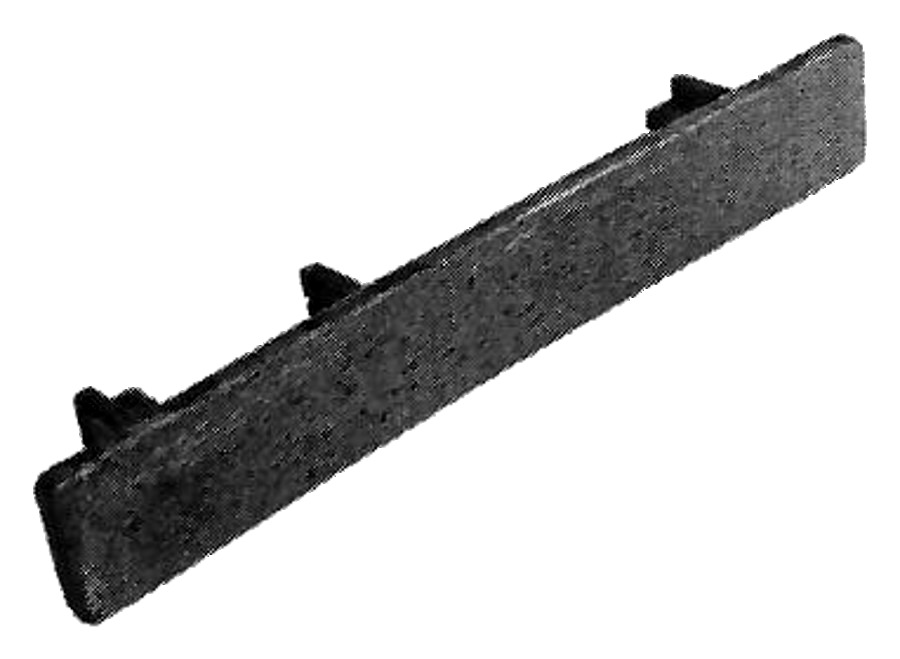 Composite butt end board cover with clips